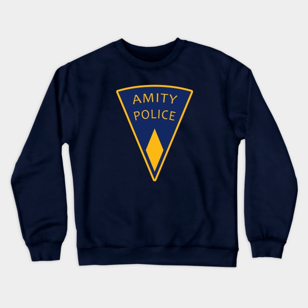 amity police Crewneck Sweatshirt by Lyvershop